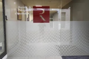 Oficinas del Registro de la Propiedad en la localidad de Igualada