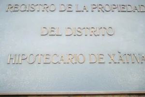 Oficinas del Registro de la Propiedad en la localidad de Játiva