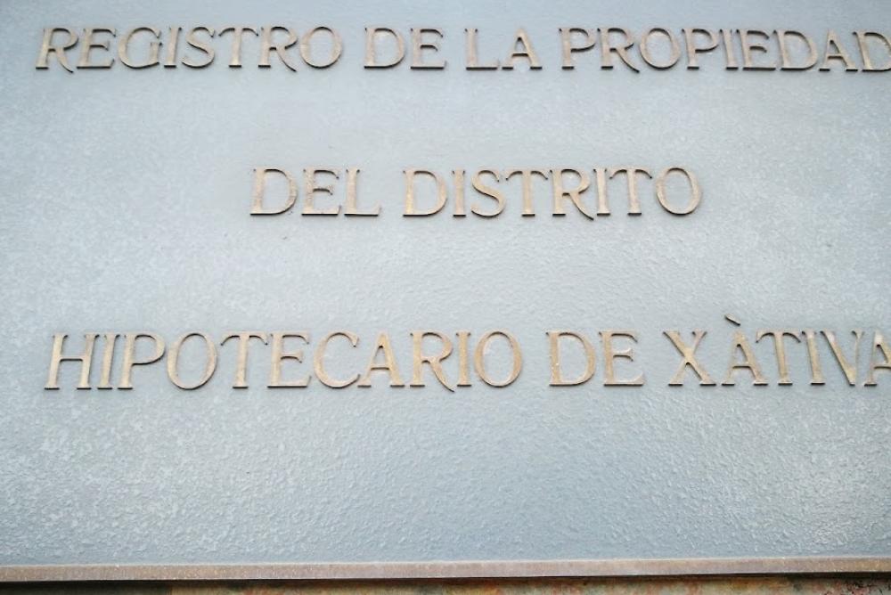 Registros de la Propiedad en la localidad de Játiva