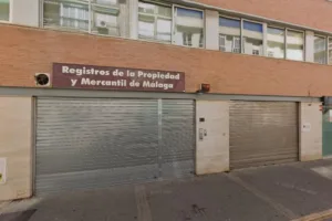 Oficinas del Registro de la Propiedad en la localidad de Málaga