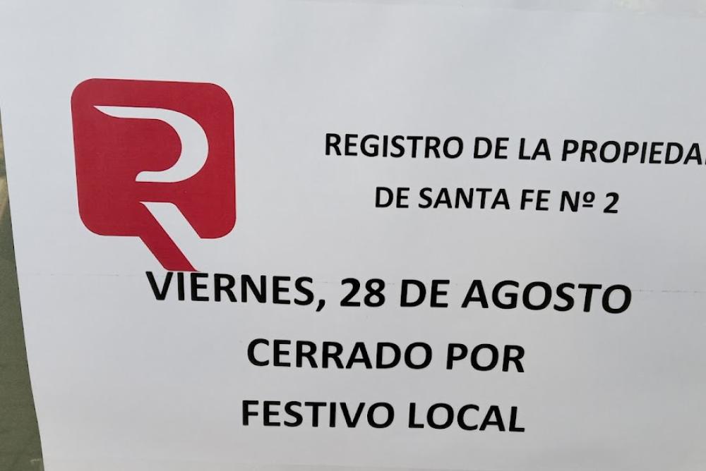 Registros de la Propiedad en la localidad de Santa Fe
