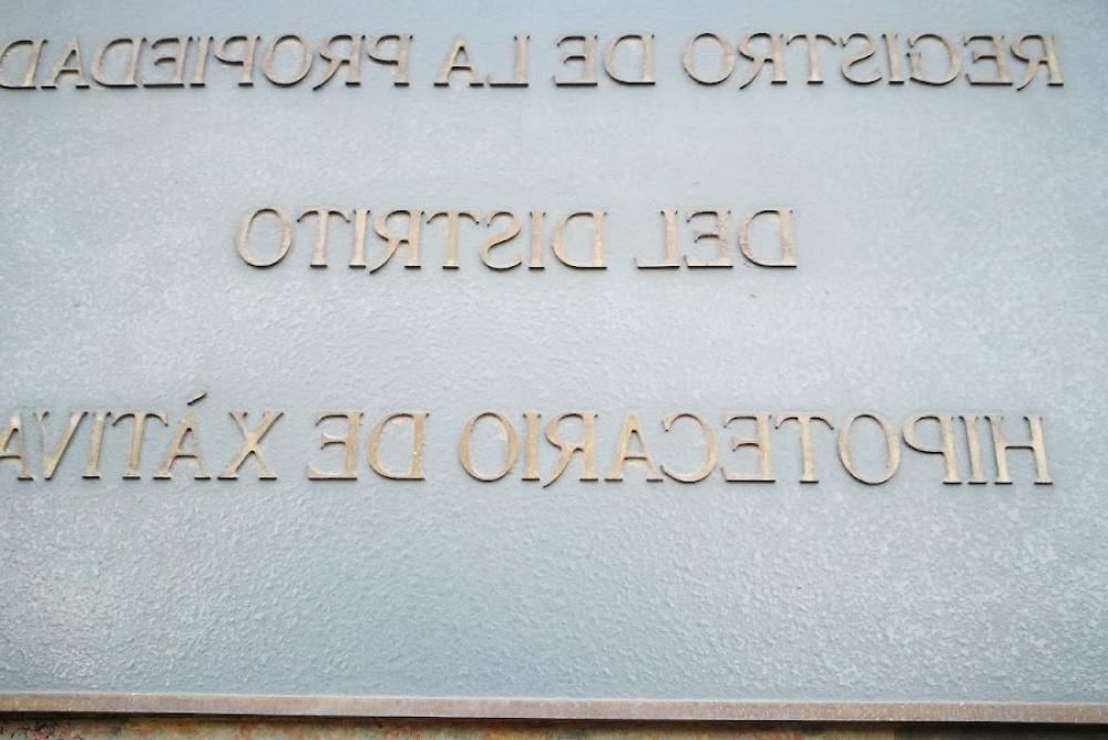 Registro de la Propiedad de Xativa Nº 01
